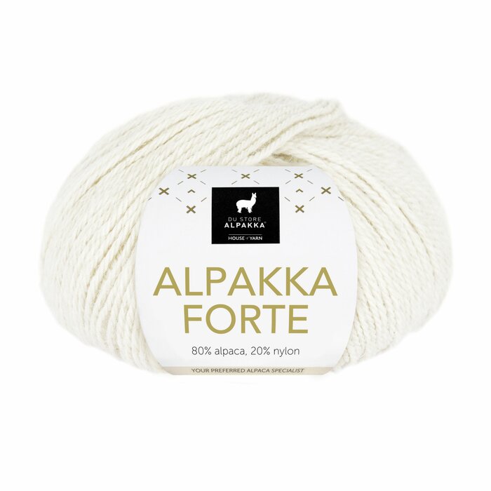 Alpakka Forte 717 Hvit