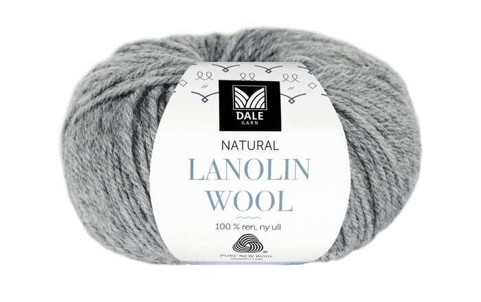 Lanolin Wool 1420 Grå melert