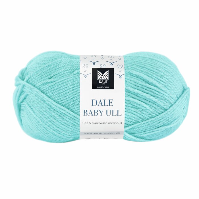 Dale Baby Ull 8546 Karibisk blå