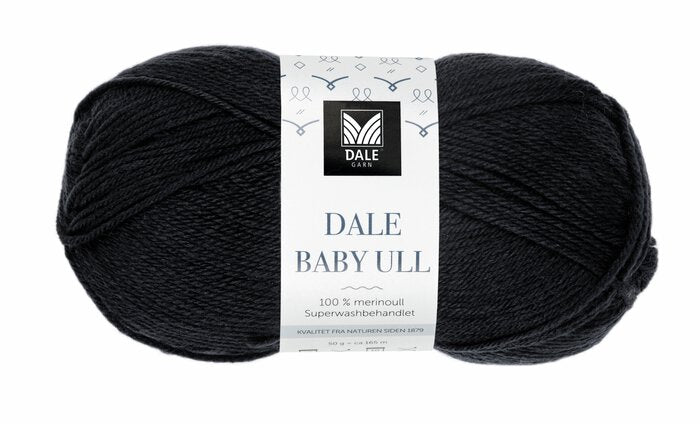 Dale Baby Ull 0090 Svart