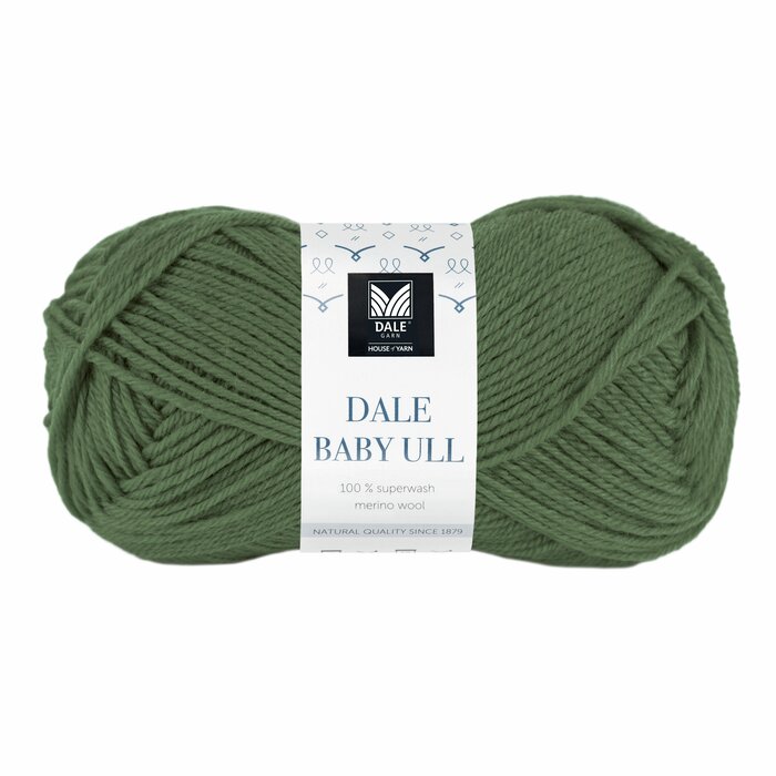 Dale Baby Ull 8563 Armygrønn