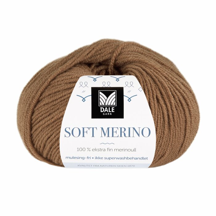 Soft Merino 3038 Nøttebrun