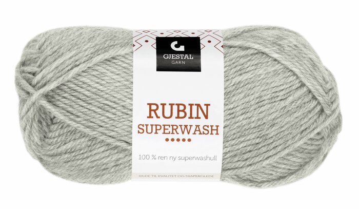 Rubin 403 Lys grå melert