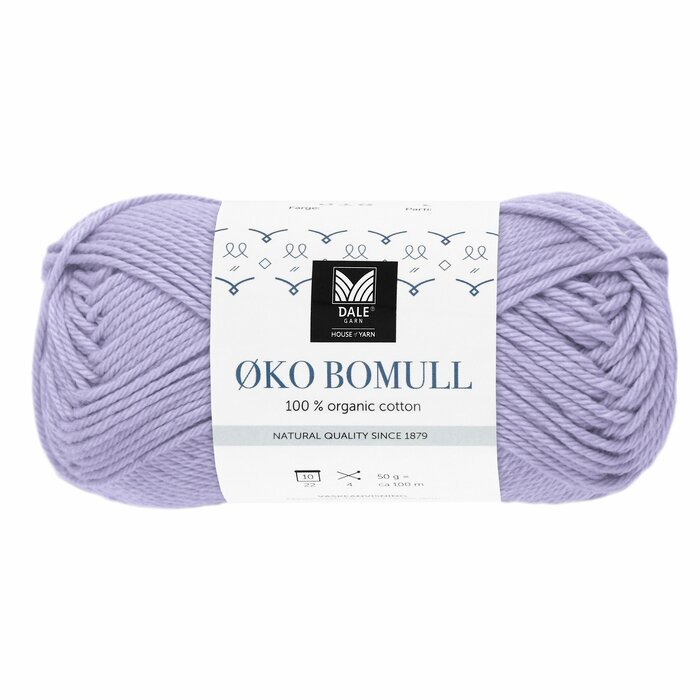 Øko Bomull 311 Lys lavendel
