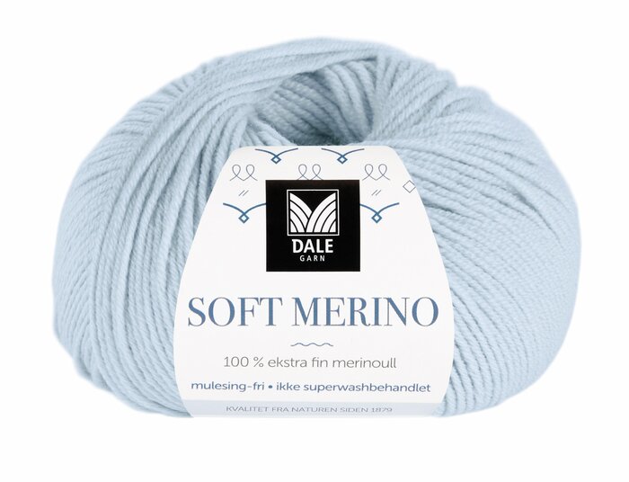Soft Merino 3011 Lys blå