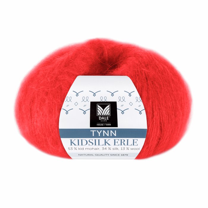 Thin KidSilk Erle 4055 Rød oransje
