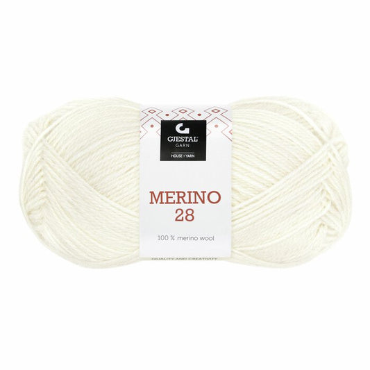 Merino 28 102 Hvit