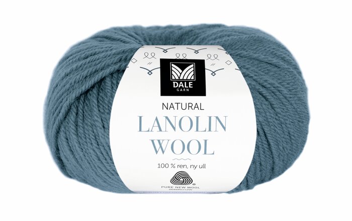 Lanolin Wool 1429 Mørk denim