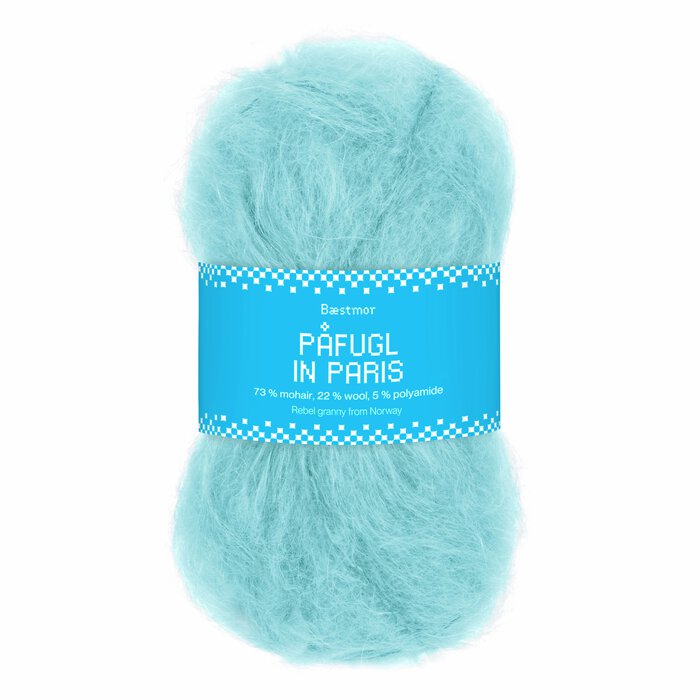 Påfugl in Paris 7960 Caribbean blue