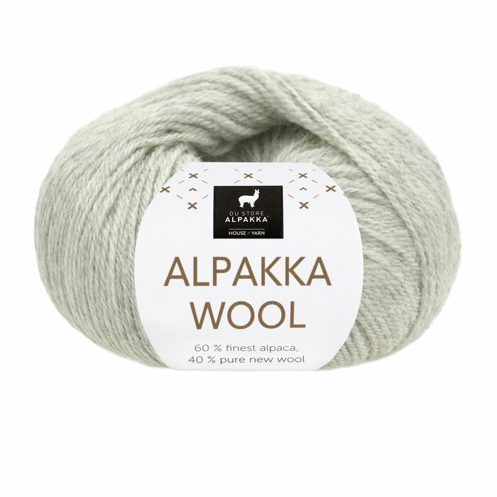 Alpakka Wool 577 Antikkgrå melert