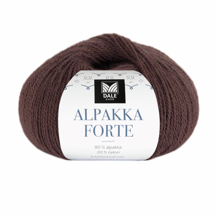 Alpakka Forte 734 Brun