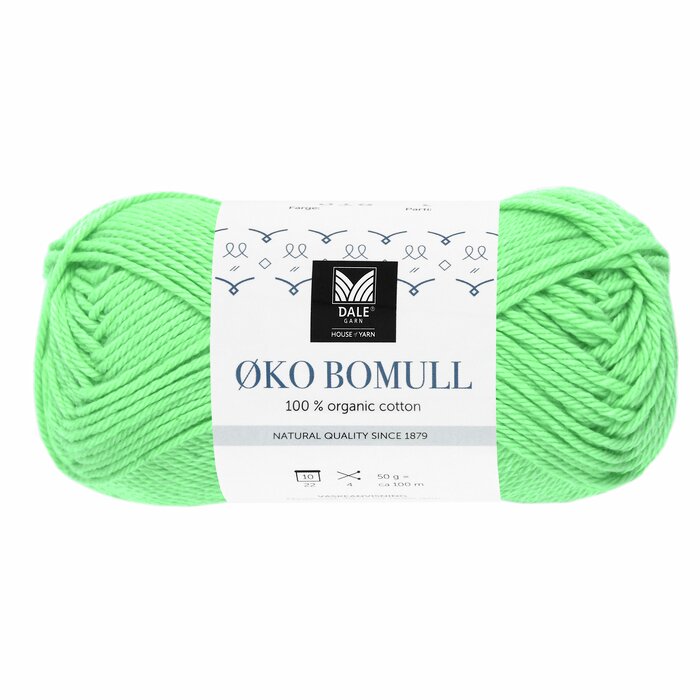 Øko Bomull 335 Eplemint