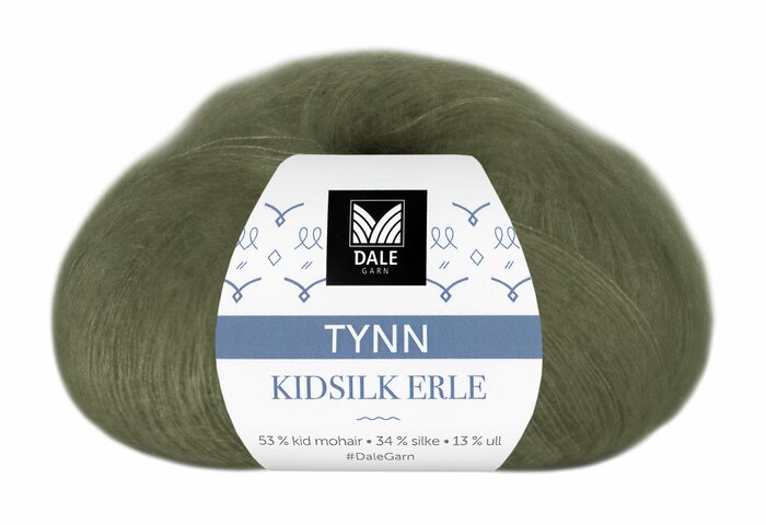 Thin KidSilk Erle 4012 Armygrønn