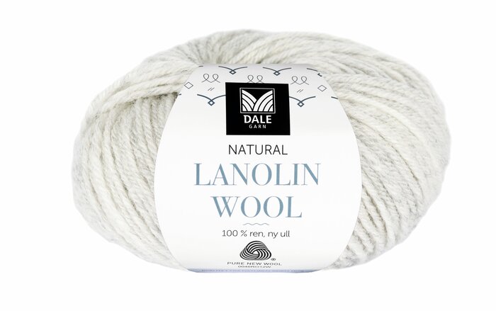 Lanolin Wool 1421 Lys grå melert