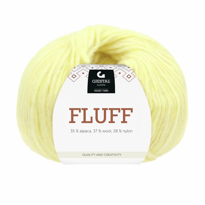 Fluff 424 Lys gul