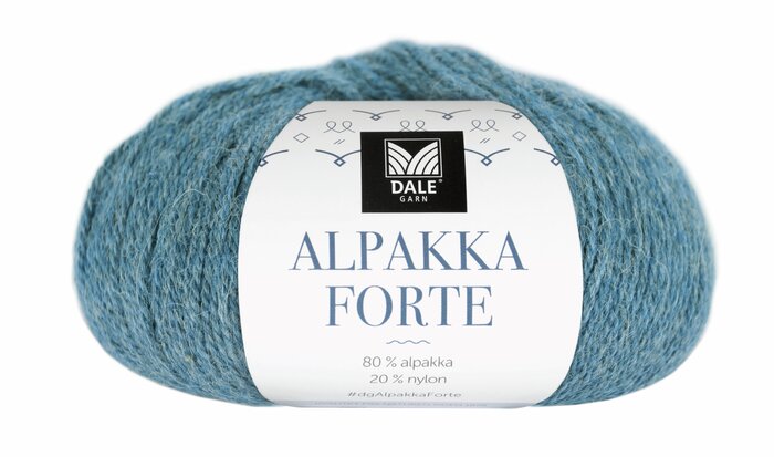 Alpakka Forte 714 Lys denim melert