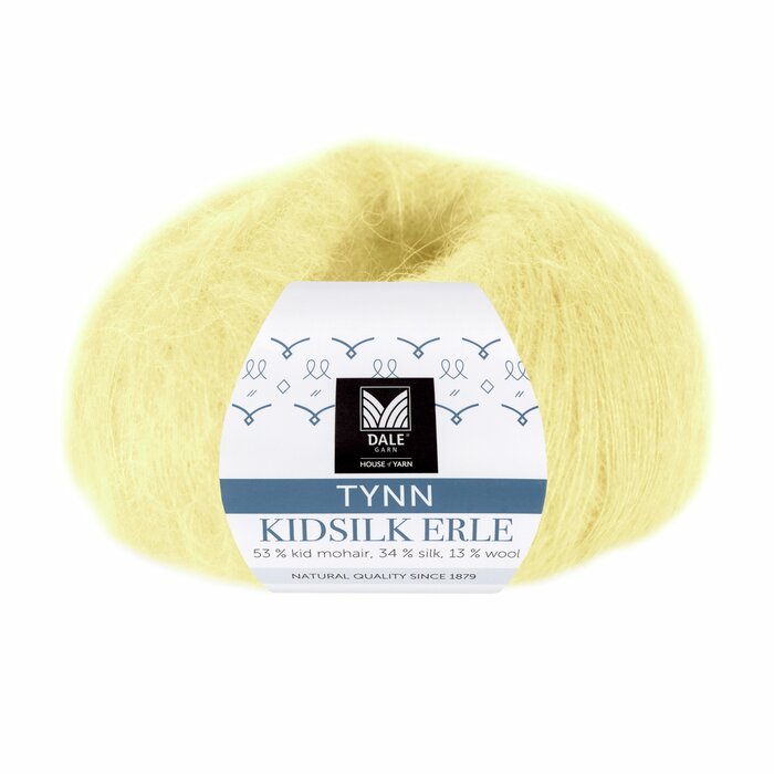 Thin KidSilk Erle 4060 Lys gul