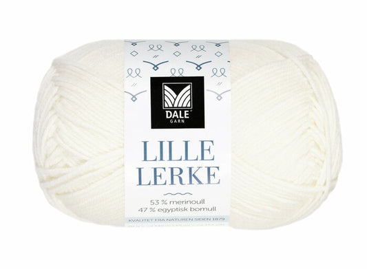 Lille Lerke 17 Halvbleket hvit