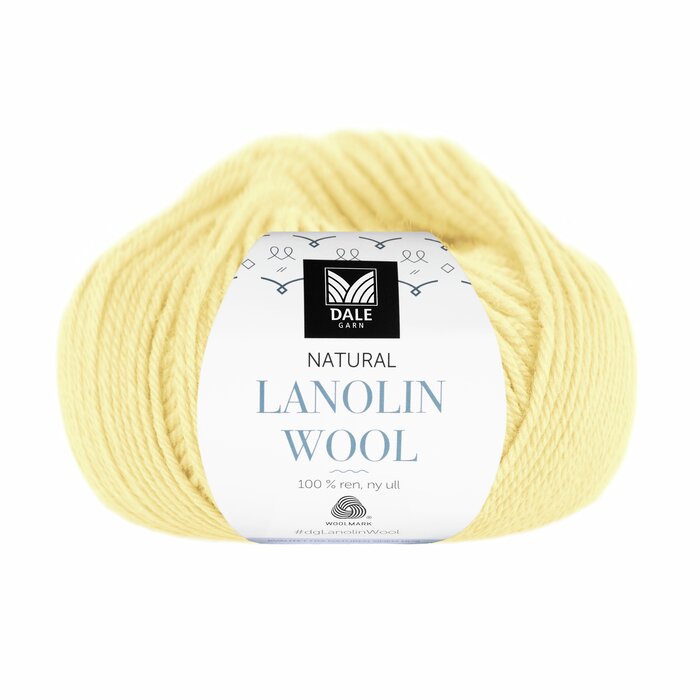 Lanolin Wool 1463 Lys gul