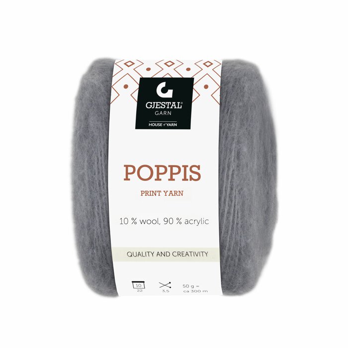 Poppis 3202 Mørk grå
