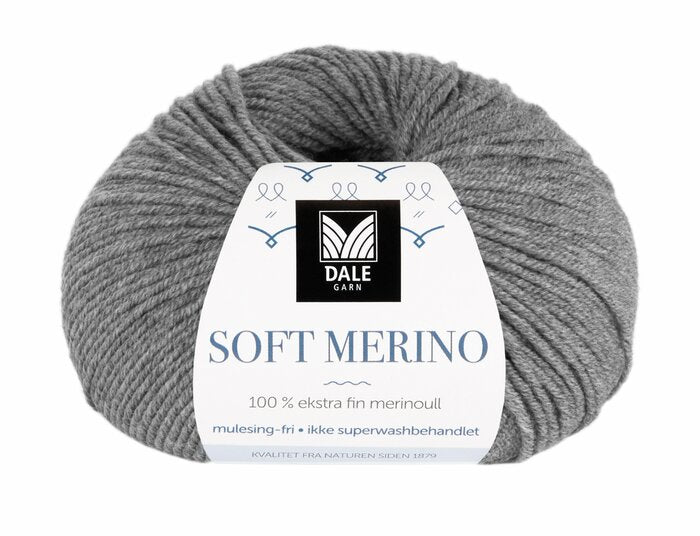 Soft Merino 3003 Grå melert