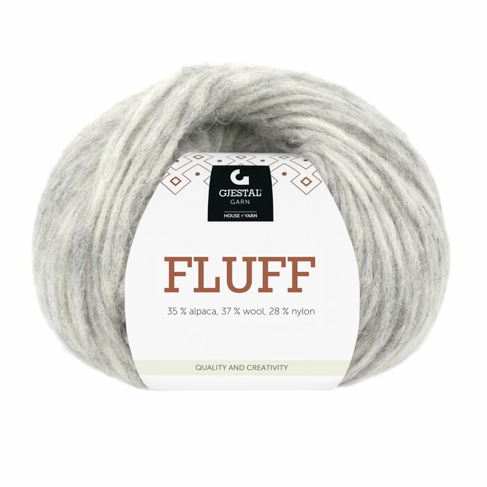 Fluff 402 Lys grå