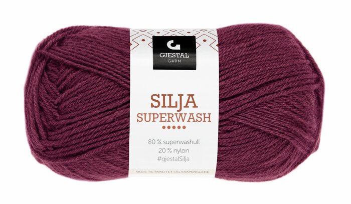 Silja Superwash 389 Vinrød