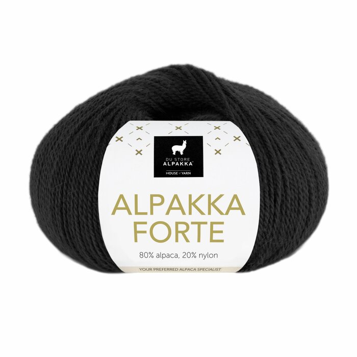 Alpakka Forte 733 Svart