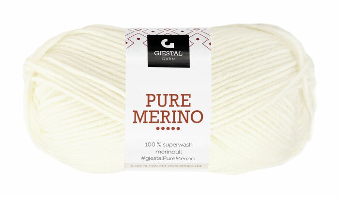 Pure Merino 126 Hvit