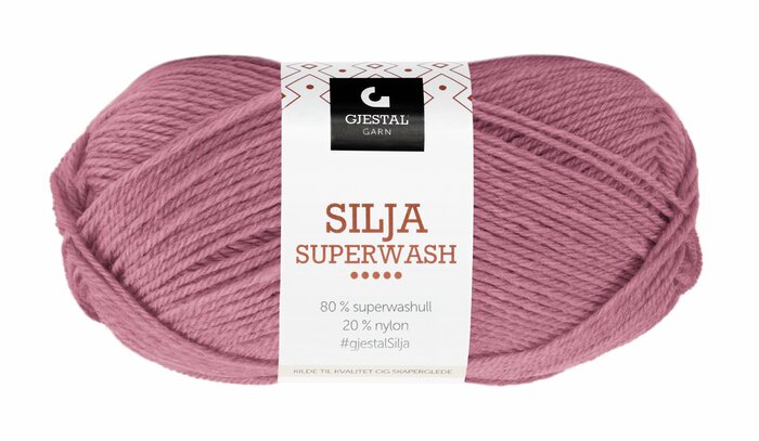 Silja Superwash 366 Mørk rose