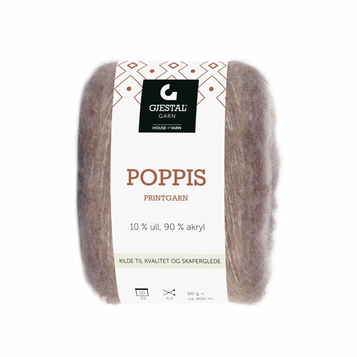 Poppis 3102 Beige/Brun/Latte gradert