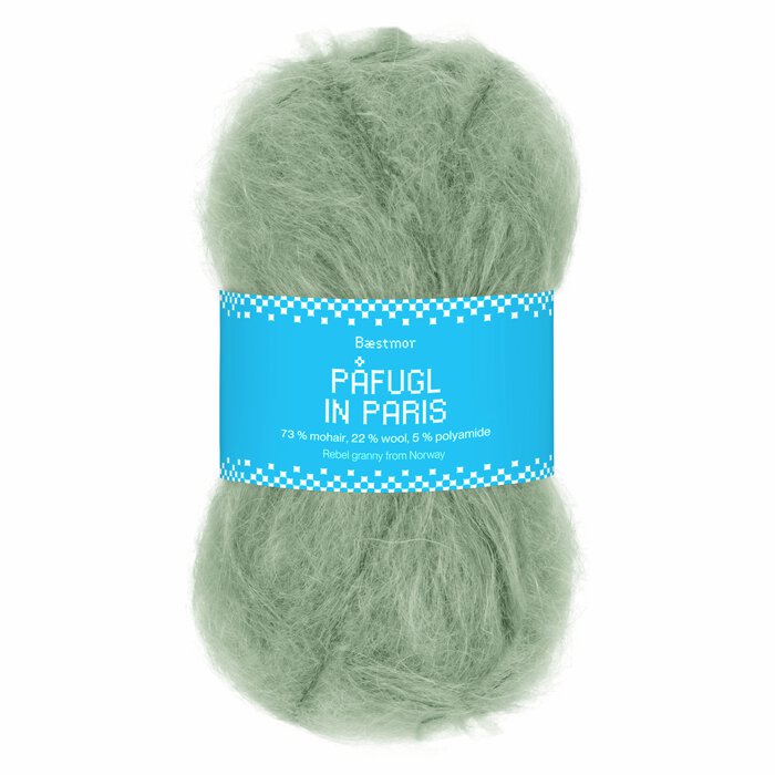 Påfugl in Paris 7936 Jade green