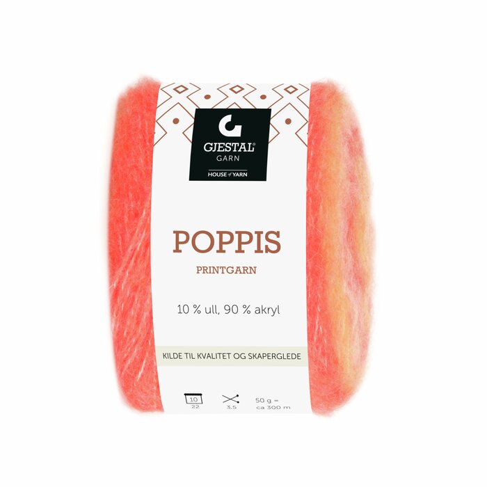 Poppis 3107 Lakserosa/Fersken gradert