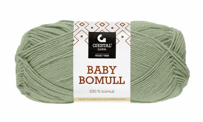Baby bomull 506 Jadegrønn