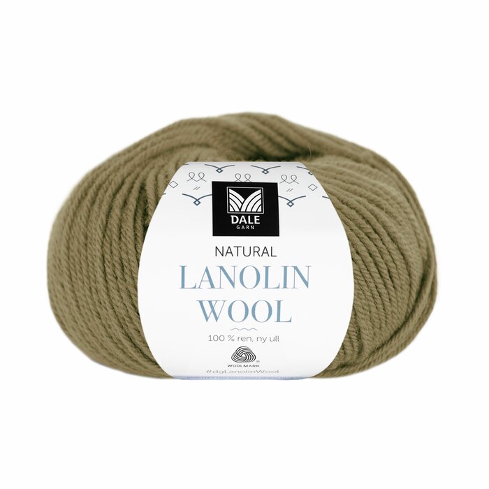 Lanolin Wool 1458 Olivengrønn