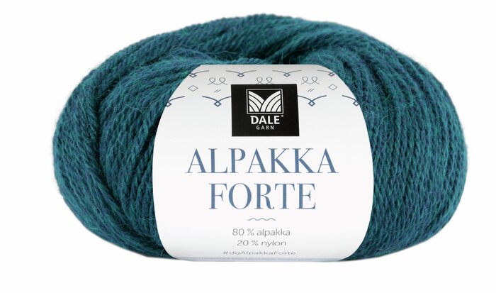 Alpakka Forte 723 Petrol melert