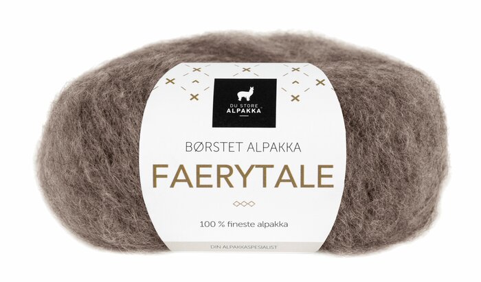 Faerytale 726 Mørk gråbrun melert