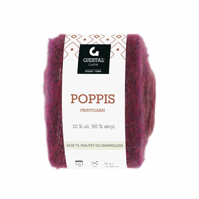 Poppis 3113 Bordeaux/Lyng gradert