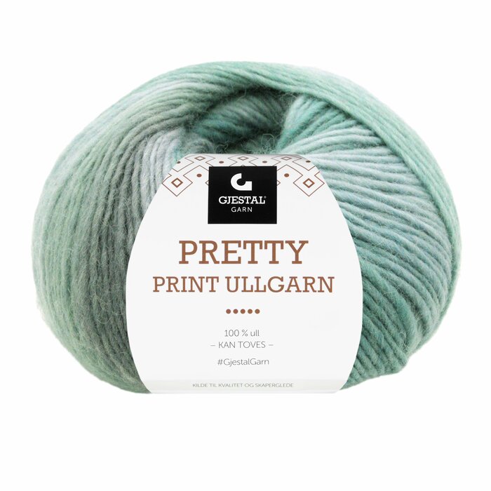 Pretty Print Ullgarn 511 Aquafarrget print