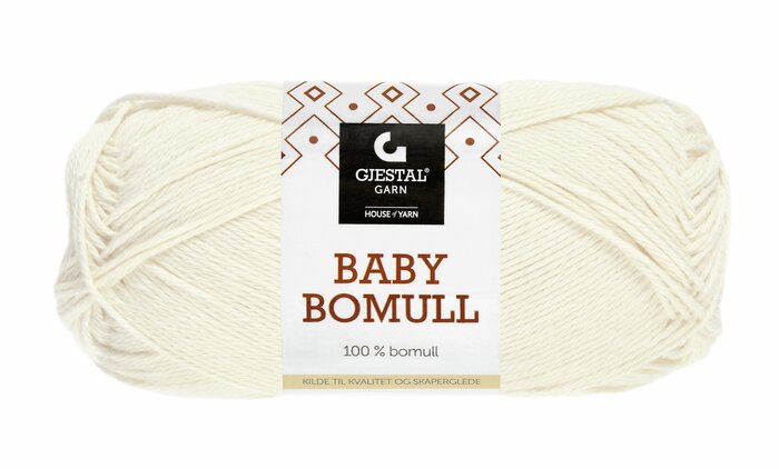 Baby bomull 502 Natur