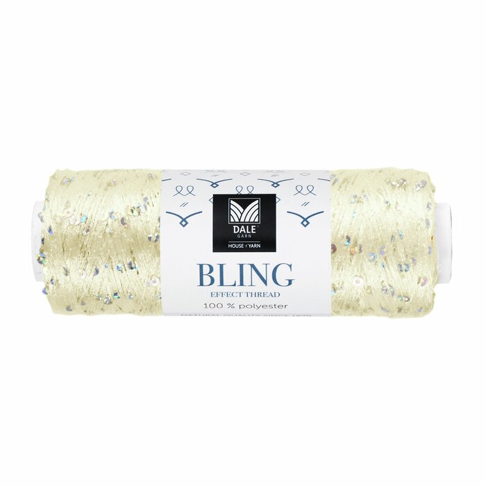 Bling Effekttråd 702 Offwhite