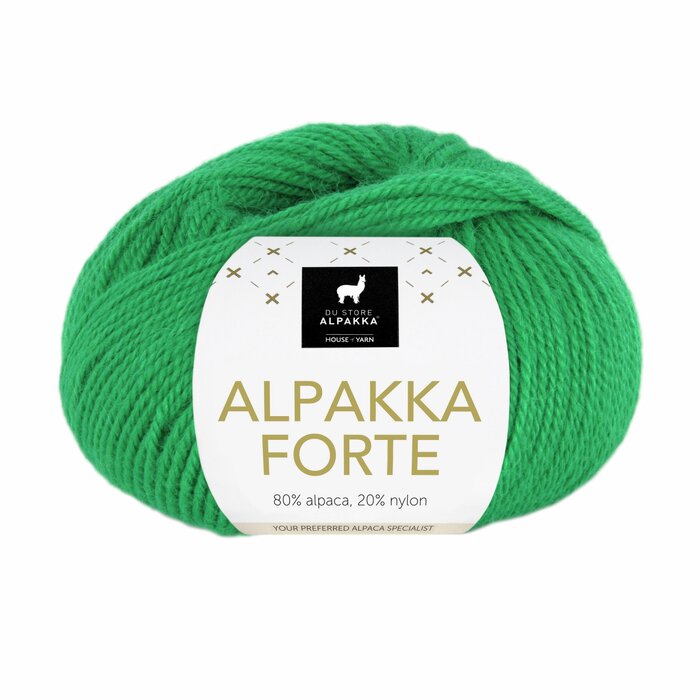 Alpakka Forte 738 Skarp grønn