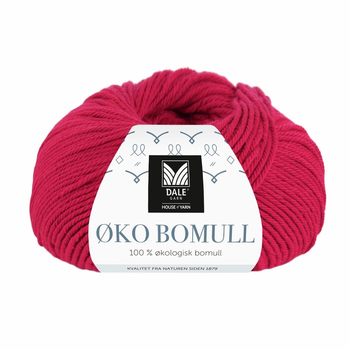 Øko Bomull 323 Rød