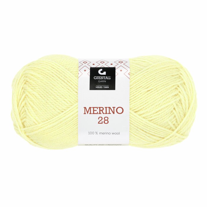Merino 28 122 Lys gul