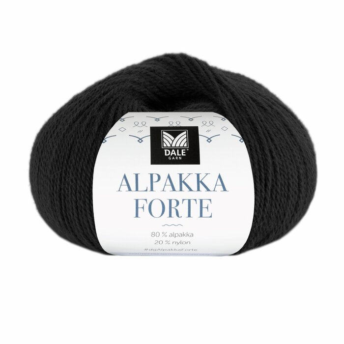 Alpakka Forte 733 Svart