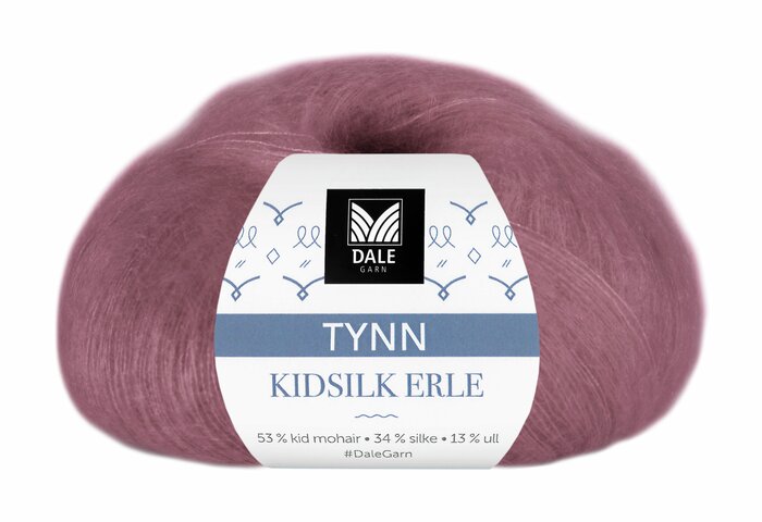 Thin KidSilk Erle 4008 Mørk rose