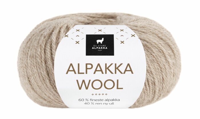 Alpakka Wool 505 Lys beige melert