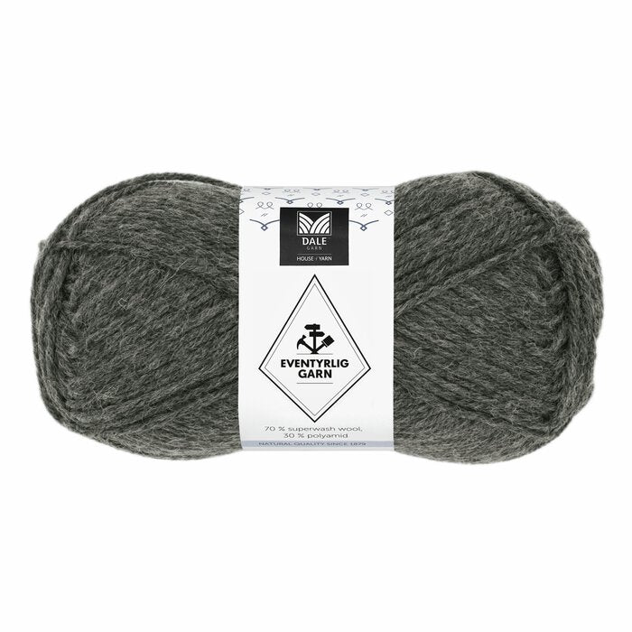 Eventyrlig Garn 7604 Koksgrå