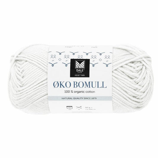 Øko Bomull 301 Hvit