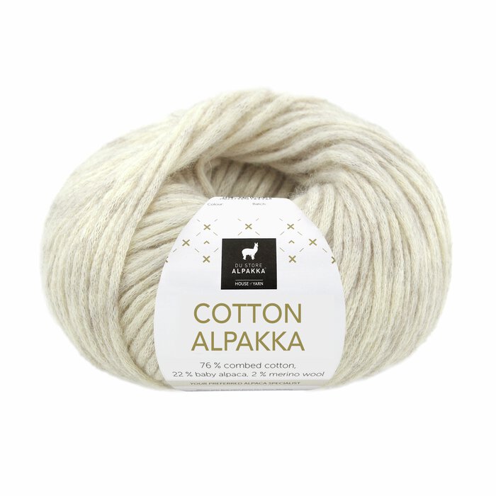 Cotton Alpakka 202 Natur/grå mix